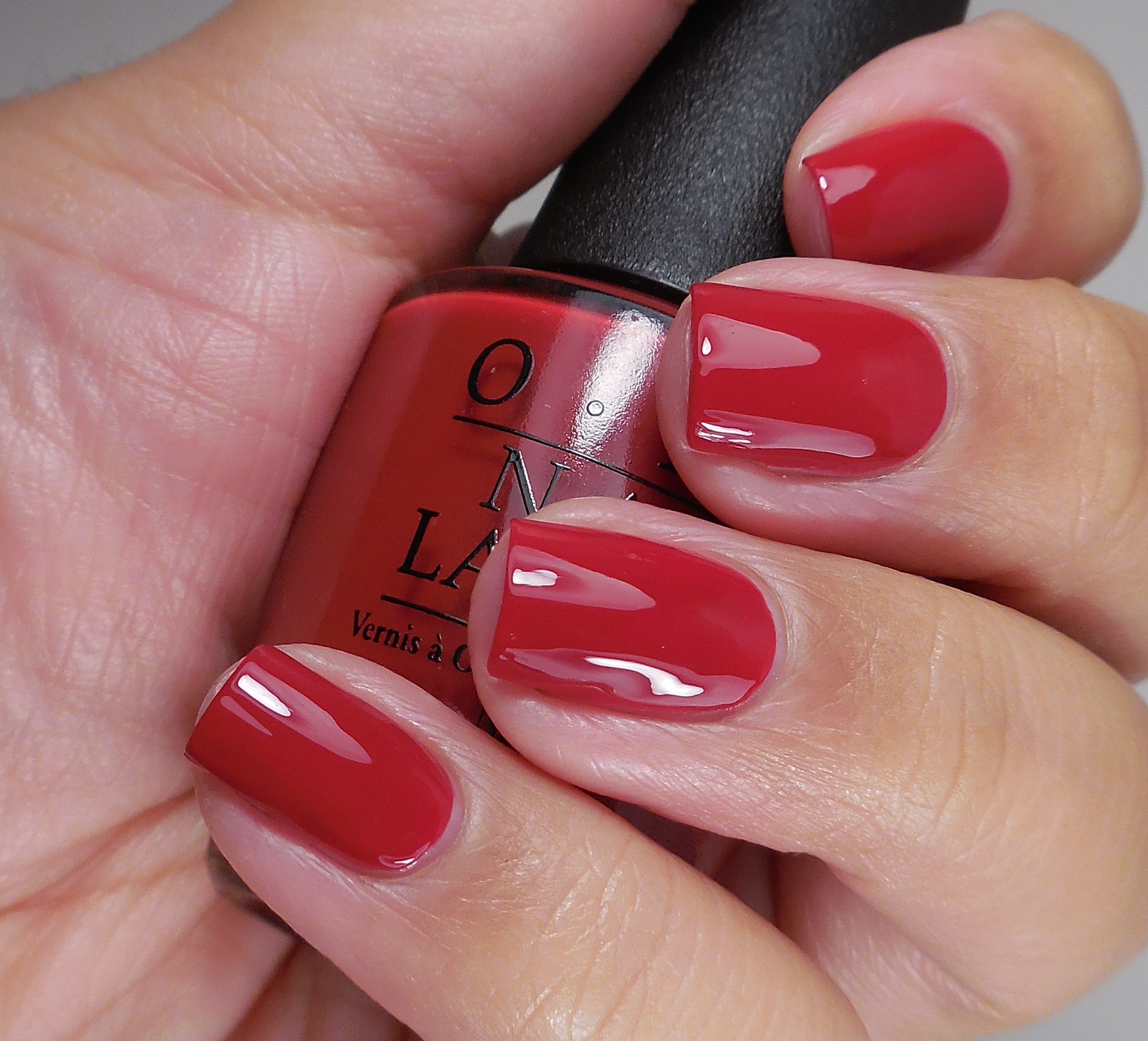 OPI Nail Polish Lacquer NL B75 PAINT MY MOJI-TOES RED 15ml | Luminous Beauty Supply