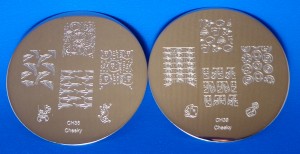 Cheeky Stamping Plates CH38 CH39