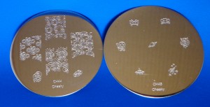 Cheeky Stamping Plates CH44 CH45