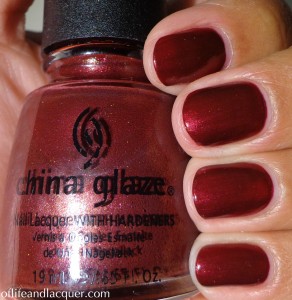 China Glaze On Your Knees! Swatch