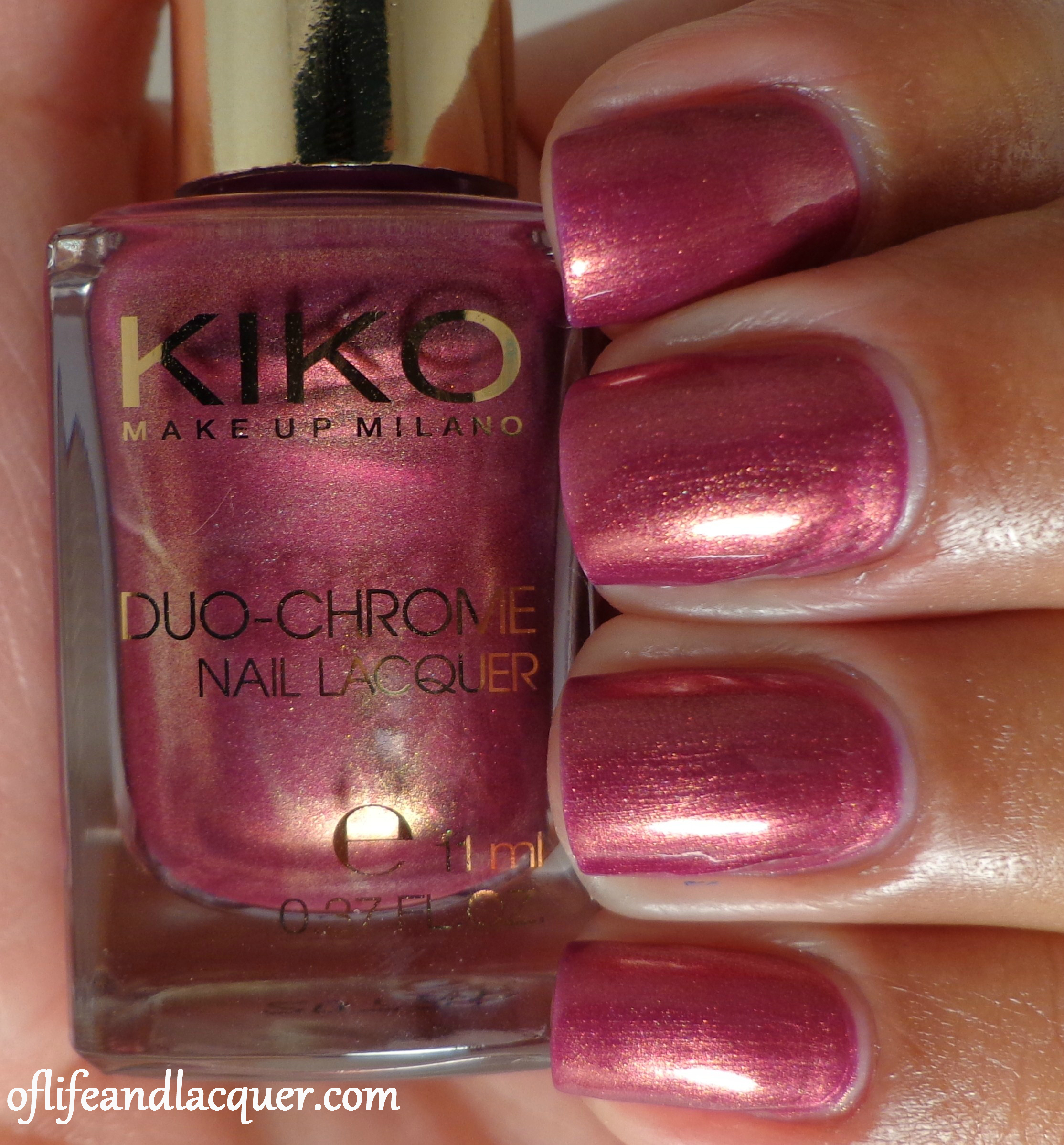 Review & Swatches: KIKO Nail Lacquer #338 | NikkieTutorials