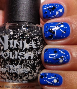 Nails Inc. Baker Street Swatch Cover Band Sticks 'n Stones Swatch