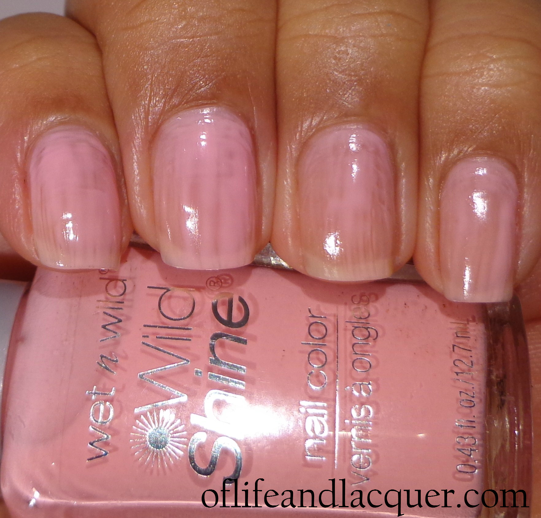 Wet N Wild Tickled Pink - Of Life and Lacquer