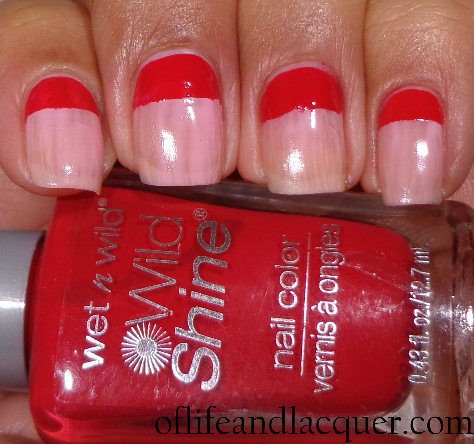 Wet N Wild Tickled Pink Wet N Wild Red Red - Of Life and Lacquer