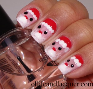 Wet N Wild Santa Claus Nails