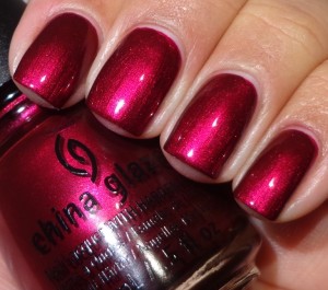 China Glaze Red-y & Willing 1