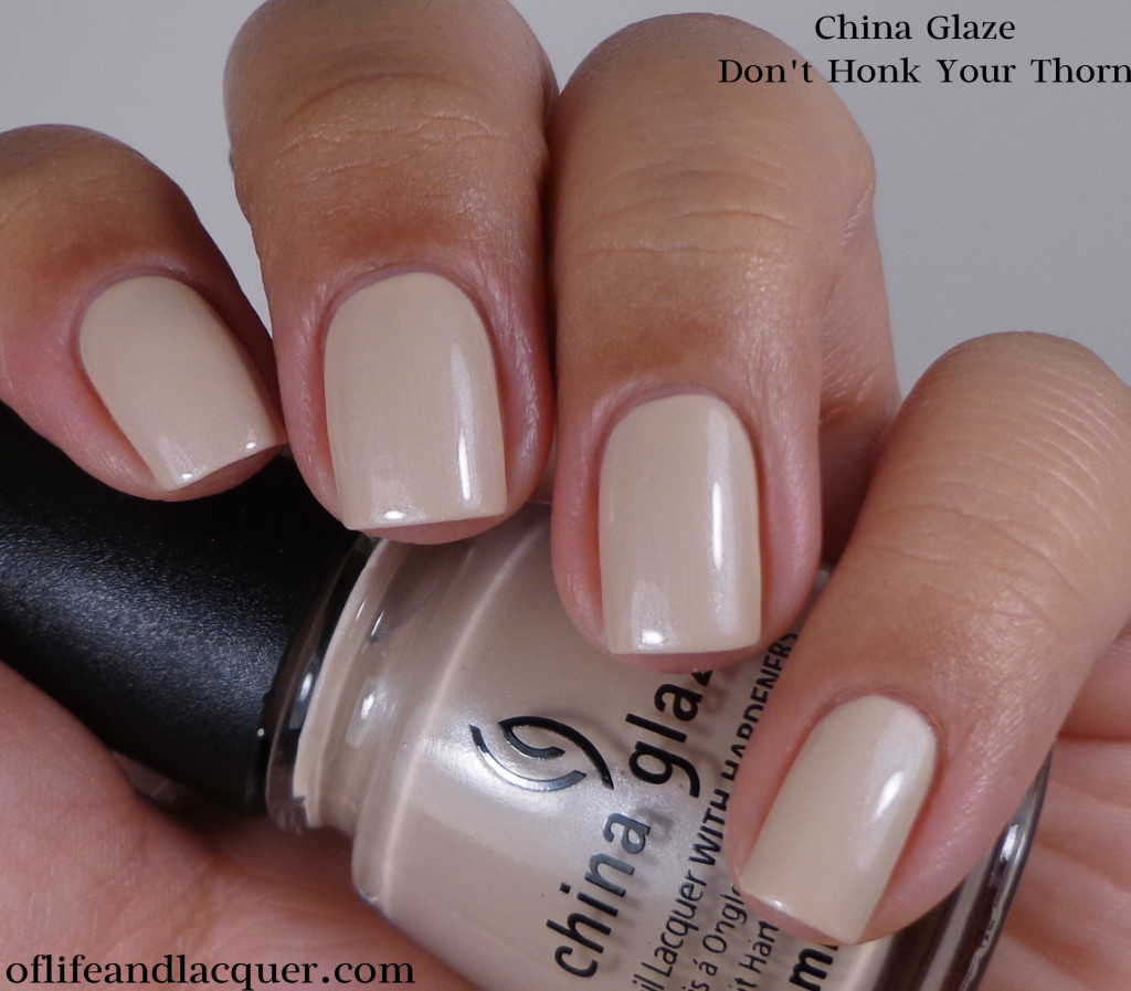 China Glaze Don't Honk Your Thorn 1a