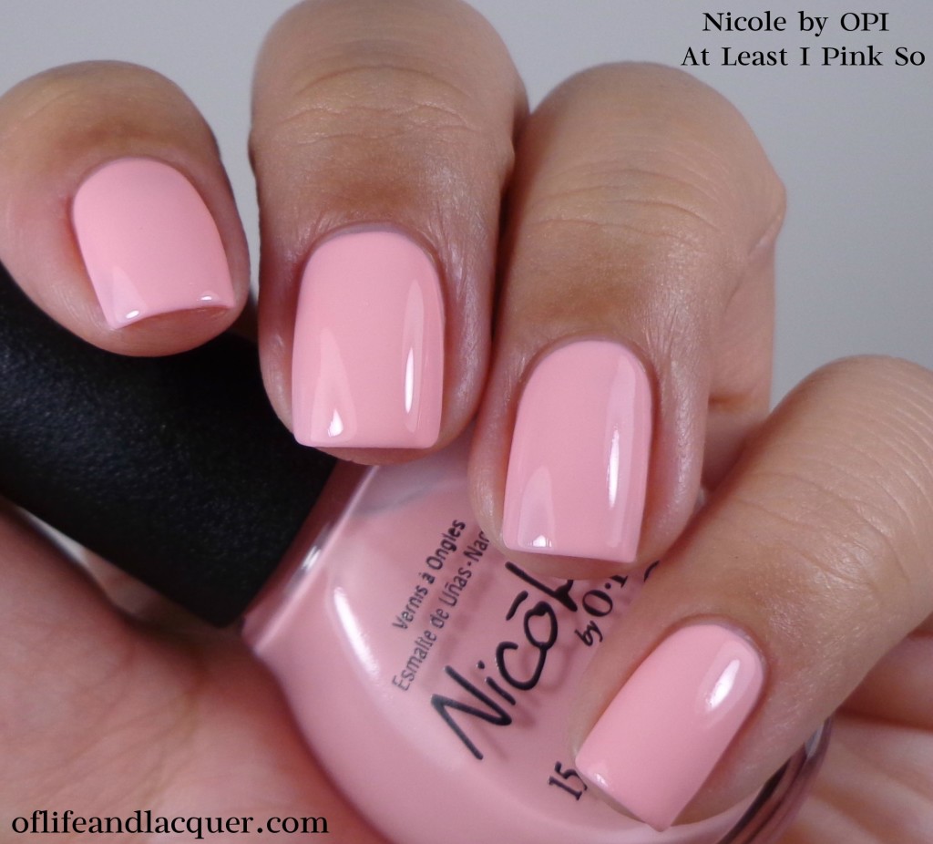 Nicole by OPI At Least I Pink So 1a