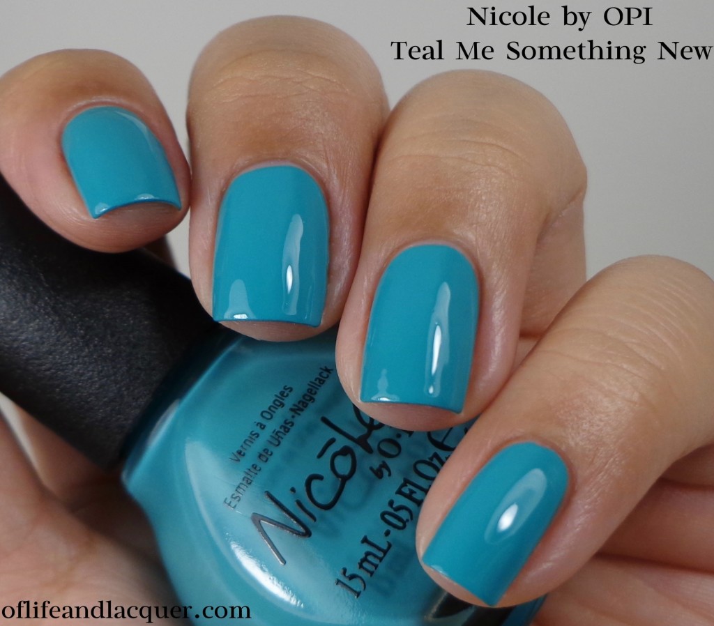 Nicole by OPI Teal Me Something New 1a