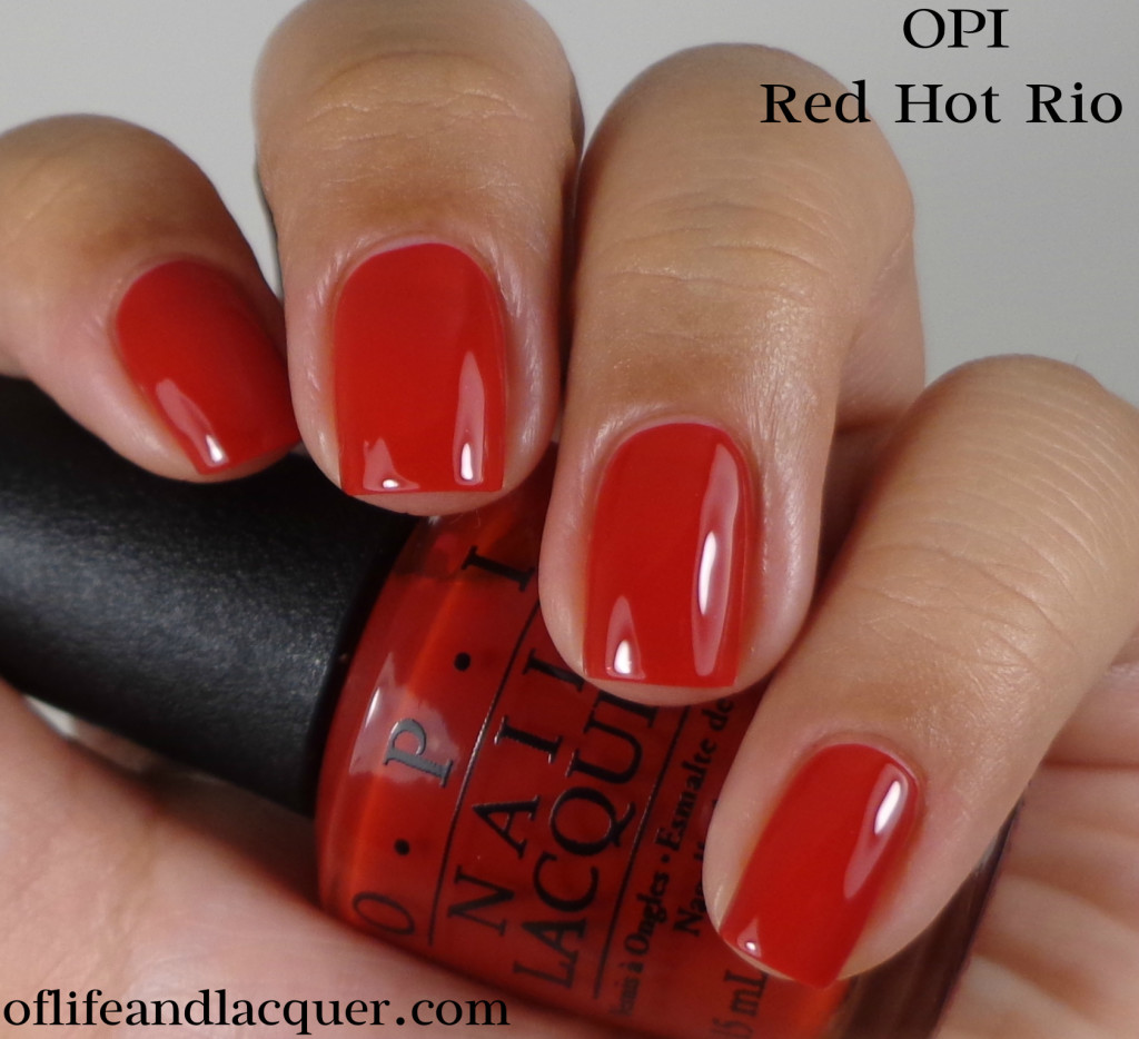 OPI Red Hot Rio 1a