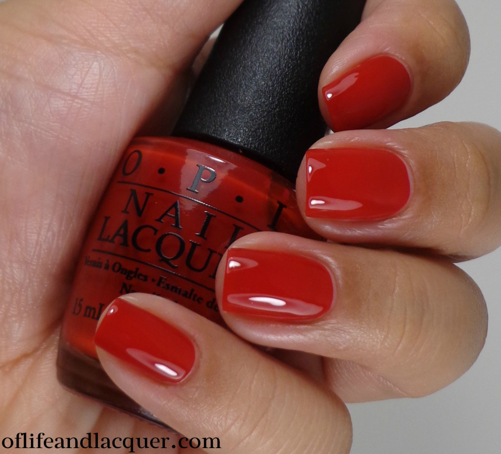 OPI Red Hot Rio 2a