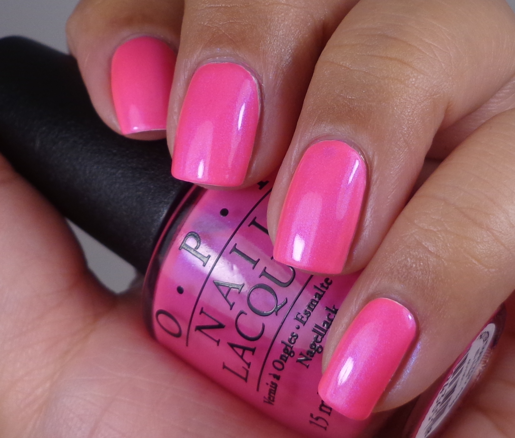 OPI Hotter Than You Pink 1