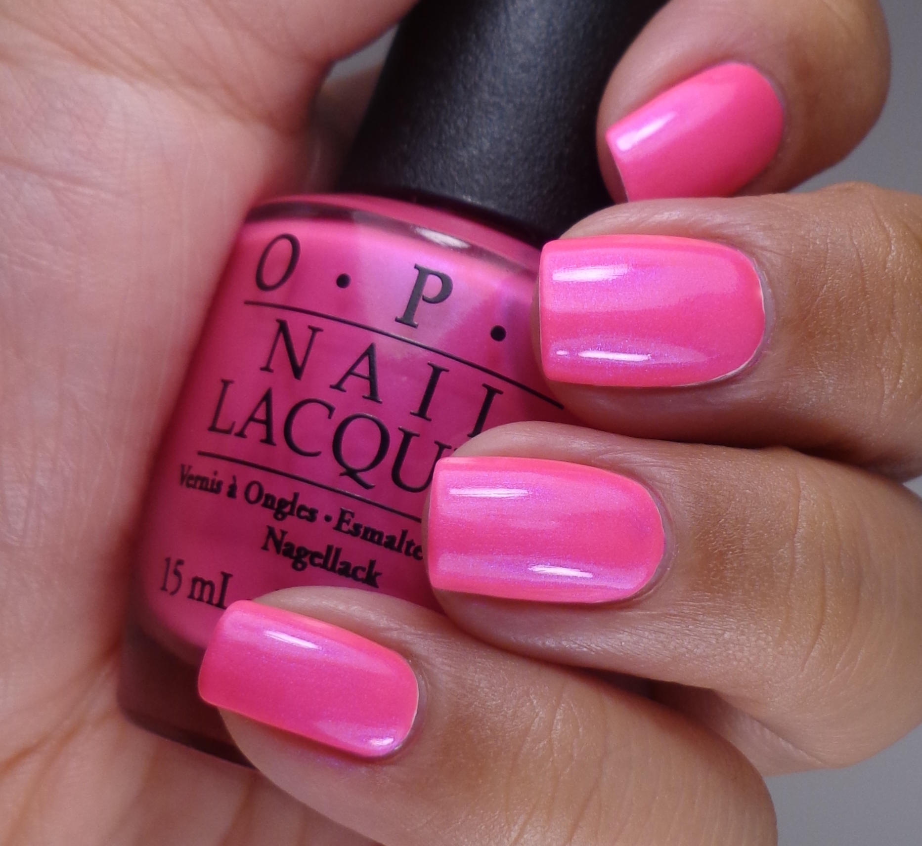 OPI Hotter Than You Pink 2