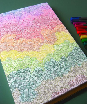 Inspired By: Rainbow Doodles - Of Life And Lacquer