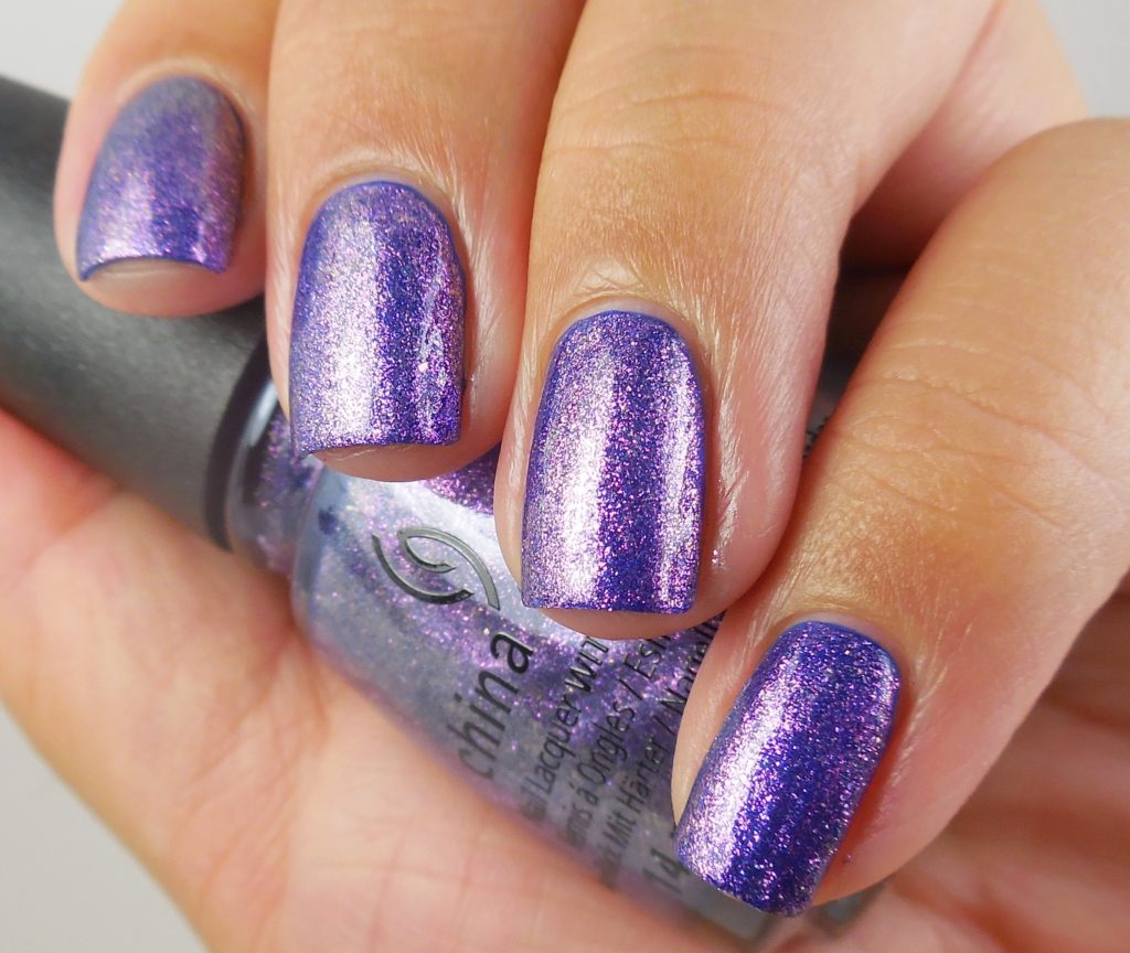 China Glaze Don’t Mesh With Me over Combat Blue-ts 1