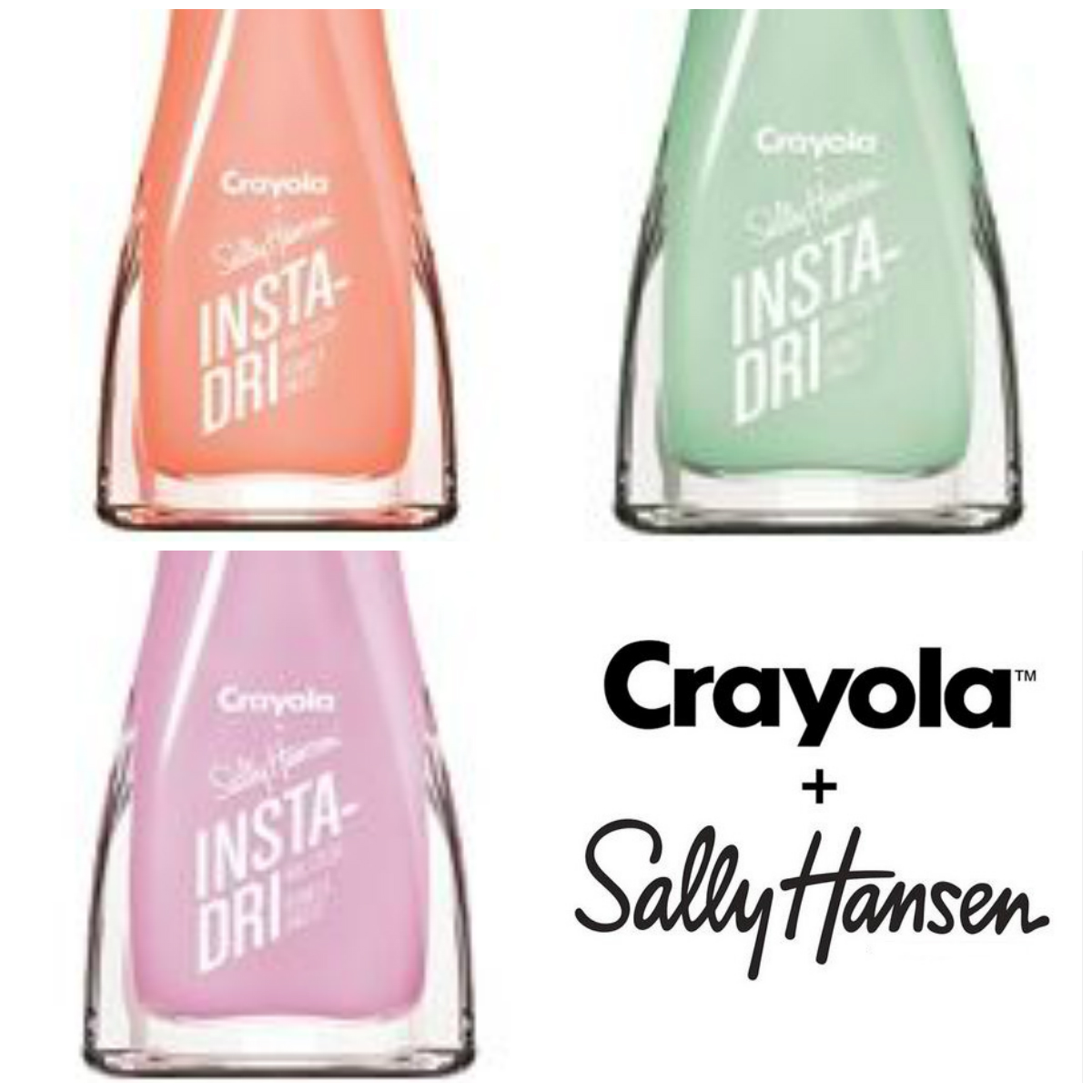 Grape Fizz Nails: New, Crayola and Sally Hansen Insta-dri Collection